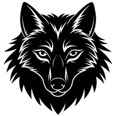 Fototapeta premium vector illustration of a wolf