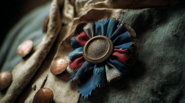 a_revolutionary_cockade_blue-white-red_rosette - Powered by Adobe