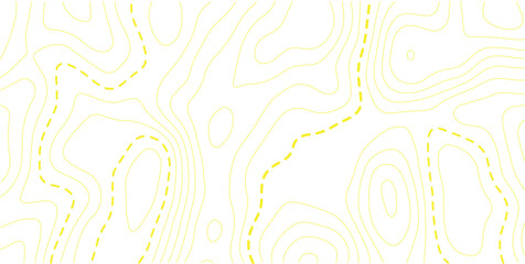 Retro topographic map. Geographic contour map. Abstract outline grid, vector illustration.