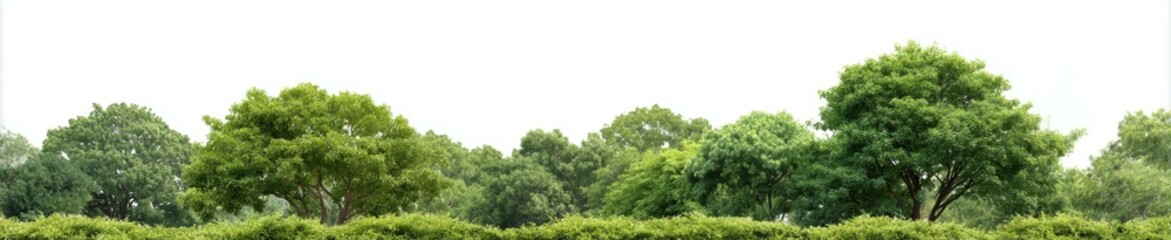 Green Forest Background Image with Lush Trees