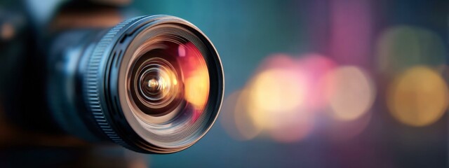 Close-up Photography of a Camera Lens in Focus