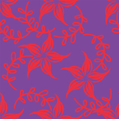 Seamless floral pattern, vintage background