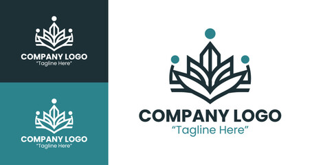 Custom Teal Logo Design for Modern Business Branding and Identity Creation