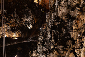 The stalactite cave Grotta Gigante is the deepest cave in Europe