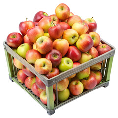 red apples in a basket