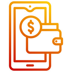 Mobile Wallet Icon
