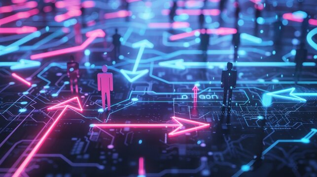 Navigating the Digital Maze, Journey Through Complex Choices