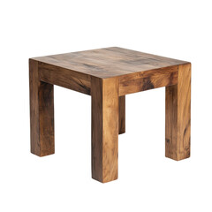 Minimalist L-shape corner table with no drawers and flat matte surface, ideal for modern homes on transparent background