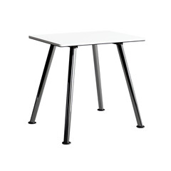 Single desk with acrylic top and minimalist aluminum legs, ultra-modern design on transparent background