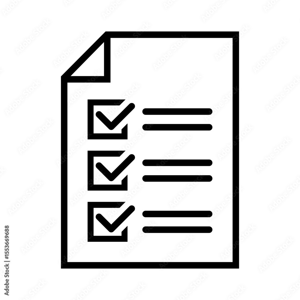 Aufkleber check vector icon set. inspection illustration symbol. testing symbol. check list web icon.