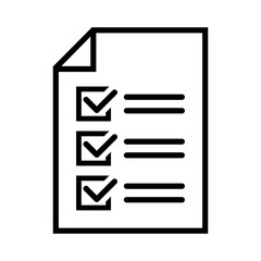 Check vector icon set. Inspection illustration symbol. Testing symbol. Check list web icon.