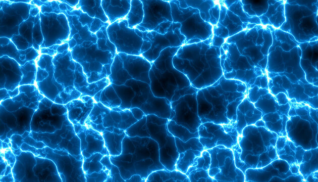 Abstract Blue Electric Energy Texture High-Resolution Background Image