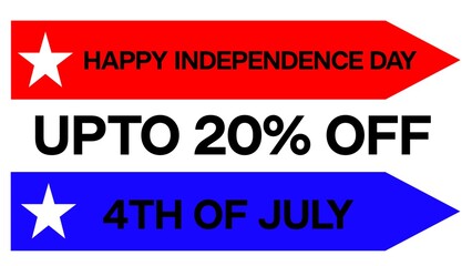 Usa independence day 4th of July upto 20 percent sale