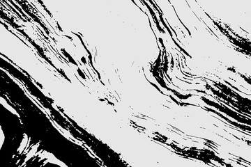 Abstract background texture with destruction effect, ink stains, grunge. Distress overlay, rough dirty wall concept. Worn, torn, weathered effect. Vector background
