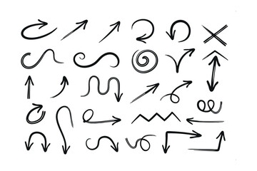 Directional Symphony: A collection of handcrafted arrows, each a unique brushstroke of guidance and intent, swirling and soaring in a symphony of direction.