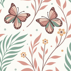 Watercolor-Style Repeat Pattern with Blobs and Textures – Seamless Artistic Background

