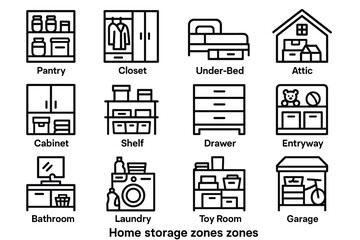Home storage solutions: pantry, closet, under-bed, attic, and more