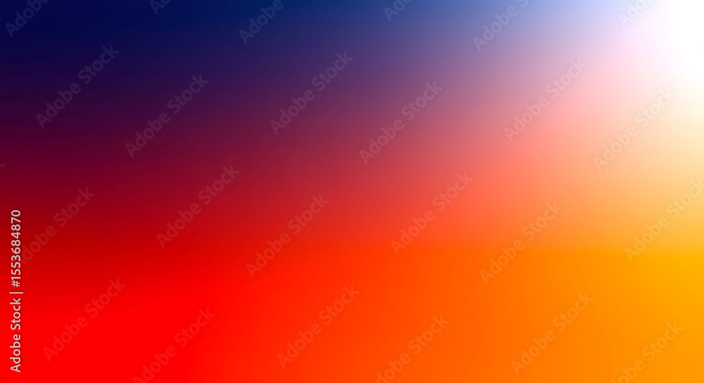 Poster gradient background featuring a blend of dark blue red orange and white colors smoothly transitionin
