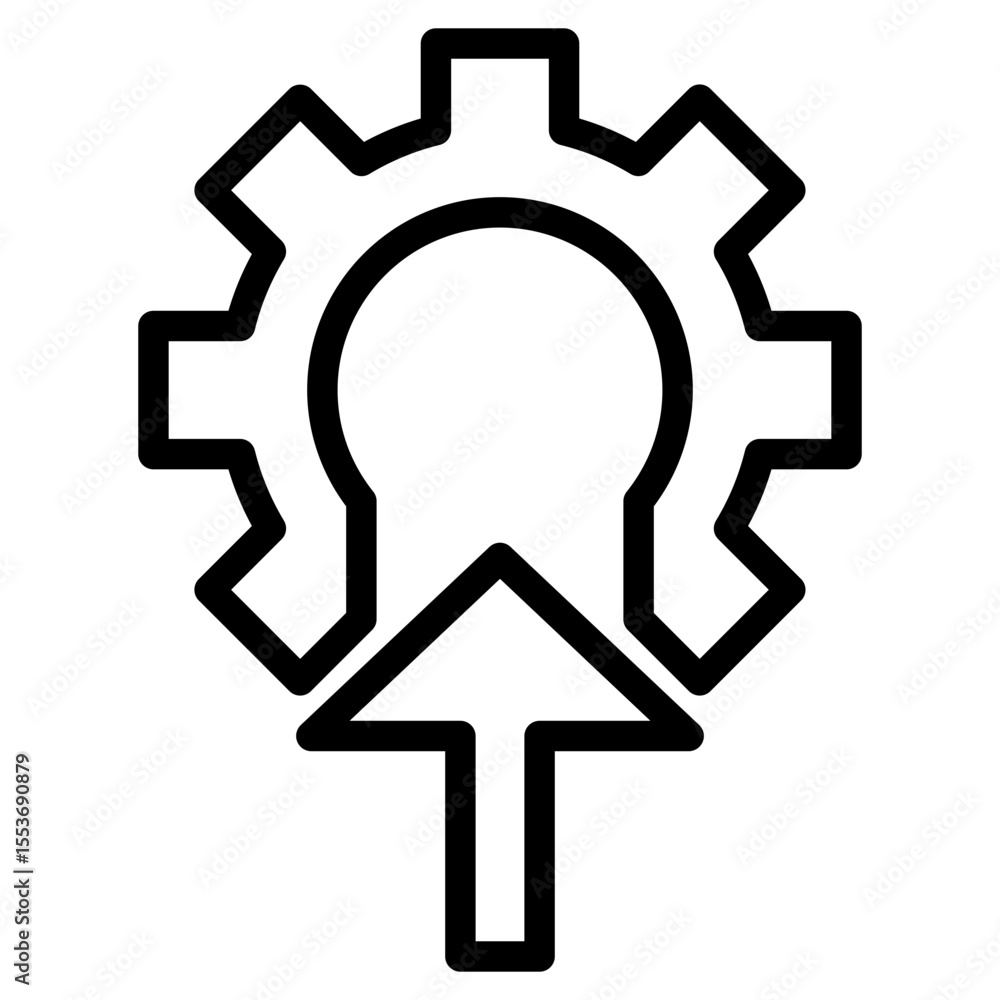 Poster inputs vector icon