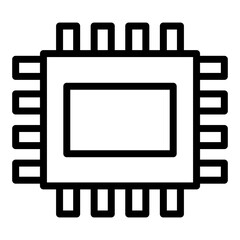 cpu vector icon