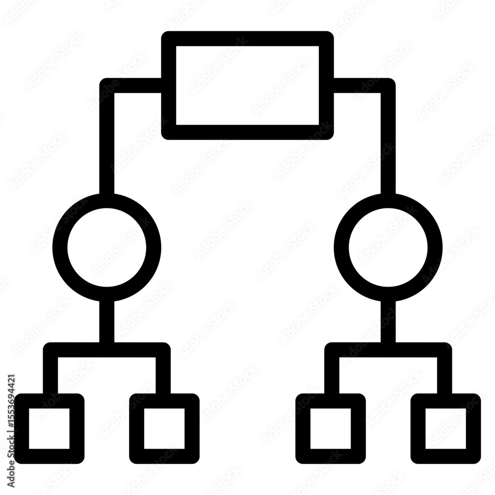 Poster algorithem vector icon