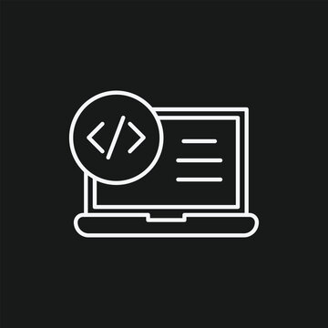 Web and Software Development Icon for Custom Programming, Application Engineering, and Front-End And Back-End Coding Services