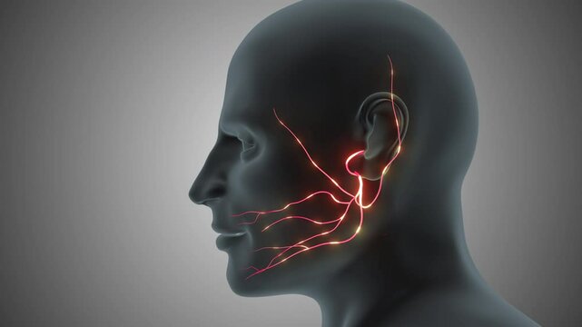 Anatomical Visualization of Facial Nerve Network