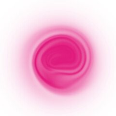Abstract Pink Swirl Design on White Background, pink light bulb circle gradient