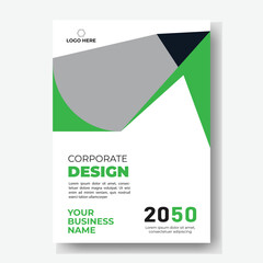 Poster flyer pamphlet brochure cover design layout space for photo background, vector illustration template in A4 size.	
