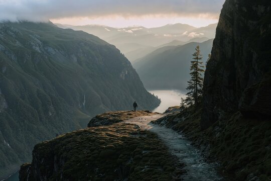 view of the mountains