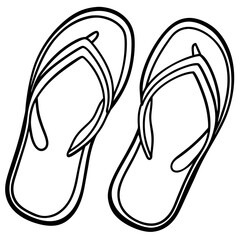 flip flops vector