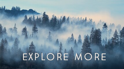 Minimalist wall art with the quote "Explore More" set over a scenic backdrop, perfect for travel blogs or promotional material.