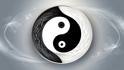 unique yin yang illustration