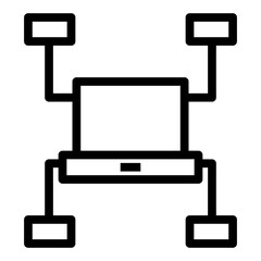 network vector icon