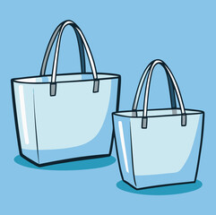 blue shopping bag