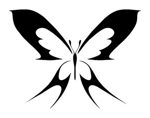 Tribal Butterfly Design