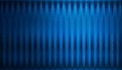 Dark blue grey ribbed glass. Vector ribbed glass texture background. Mesh gradient. acrylic ribbed bath surface. Reeded glass background semitransparent overlay. Bath wall window