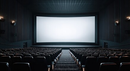 Fototapeta premium Empty movie theater (2)