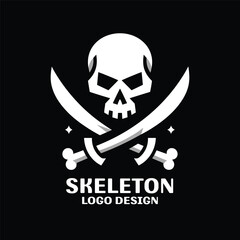 Skeleton Vector Logo Design