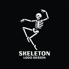 Skeleton Vector Logo Design