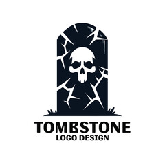 Tombstone Vector Logo Design