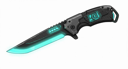 Fototapeta premium knife and fork isolated