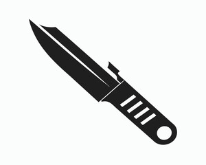Obraz premium scalpel line art, surgical blade silhouette, medical tool vector, scalpel line art silhouette vector illustration 