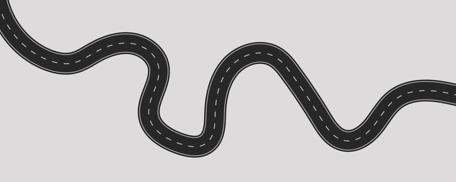 Roadway location infographic template. Vector EPS10