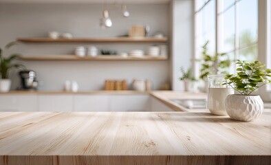 Light and airy kitchen countertop (1)