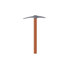 Pickaxe vector on a white background