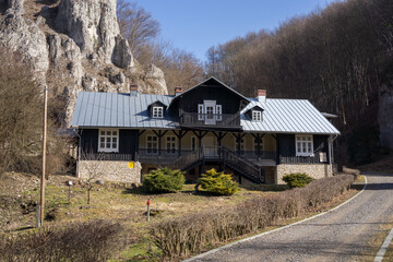 Park Ojcowski wiosną 2025 roku. Okolice Krakowa. Polska