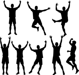 american football,  jump, jumping, ball, sport, team, vector