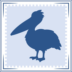 Pelican silhouette Pelican Icon Pelican silhouette illustration