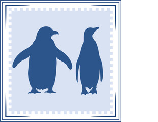 Penguin silhouette Penguin Icon Penguin silhouette illustration